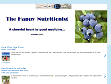 Tablet Screenshot of happynutritionist.com